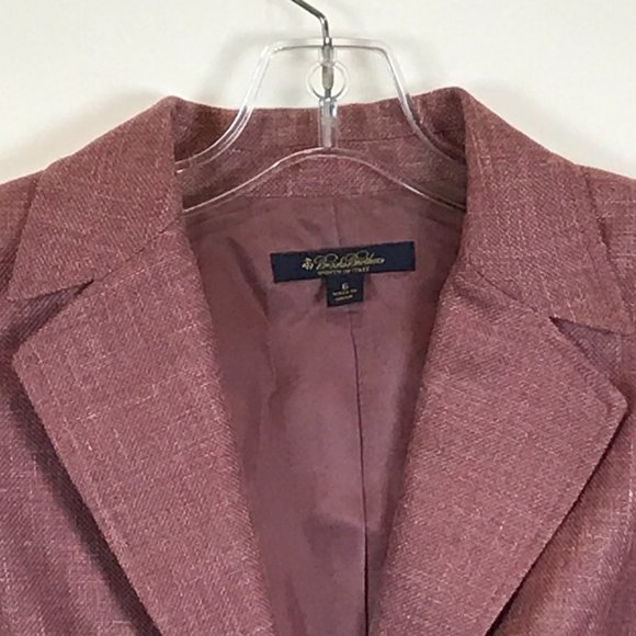 Size 6 Brooks Brother Wool Blend Two Button Blazer - Picture 2 of 4